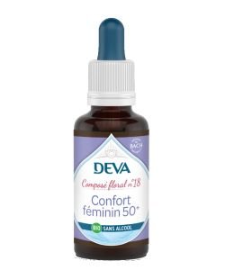 Complexe n°18 : Confort féminin 50+ - SANS ALCOOL BIO, 30 ml
